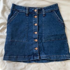 Jcrew denim skirt